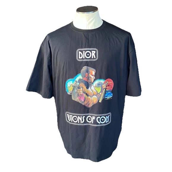 Dior Visions of Cody Jack Kerouac Limited Edition T-Shirt Mens XL Black - Picture 1 of 9